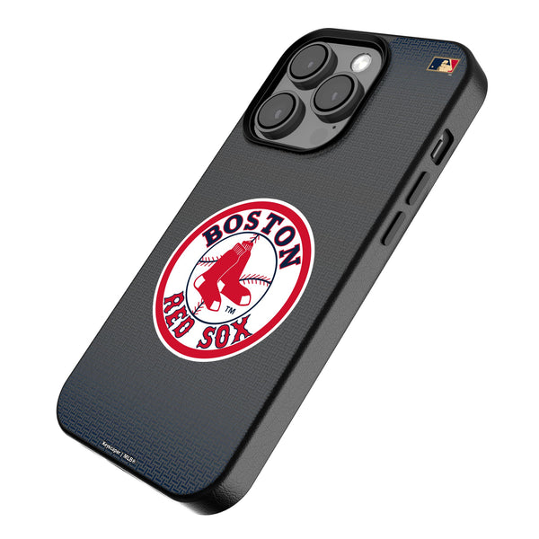 Boston Red Sox 1976-2008 - Cooperstown Collection Linen iPhone MagSafe Compatible Phone Case for Apple iPhone Iso.Jpg