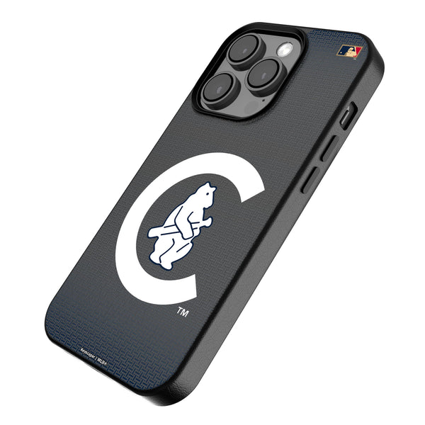 Chicago Cubs 1911-1912 - Cooperstown Collection Linen iPhone MagSafe Compatible Phone Case for Apple iPhone Iso.Jpg