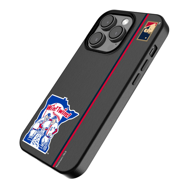 Minnesota Twins 1976-1986 - Cooperstown Collection Sidebar iPhone MagSafe Compatible Phone Case Iso.Jpg