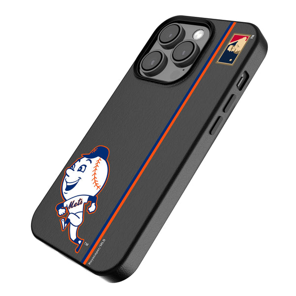 New York Mets 2014 - Cooperstown Collection Sidebar iPhone MagSafe Compatible Phone Case for Apple iPhone Iso.Jpg