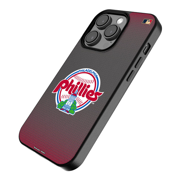 Philadelphia Phillies 1984-1991 - Cooperstown Collection Linen iPhone MagSafe Compatible Phone Case for Apple iPhone Iso.Jpg