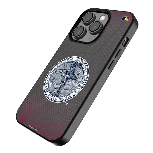 Philadelphia Phillies 1915-1943 - Cooperstown Collection Linen iPhone MagSafe Compatible Phone Case for Apple iPhone Iso.Jpg