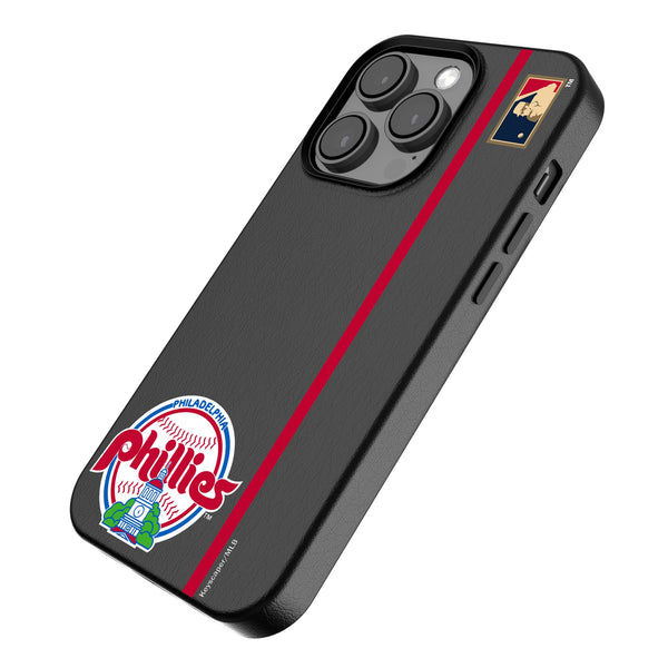 Philadelphia Phillies 1984-1991 - Cooperstown Collection Sidebar iPhone MagSafe Compatible Phone Case for Apple iPhone Iso.Jpg