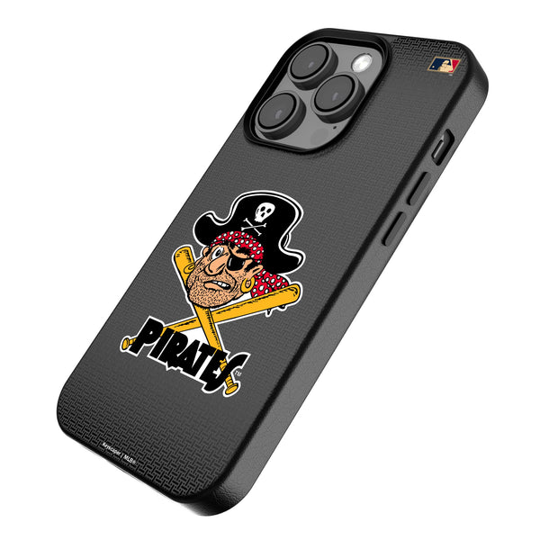 Pittsburgh Pirates 1958-1966 - Cooperstown Collection Linen iPhone MagSafe Compatible Phone Case for Apple iPhone Iso.Jpg