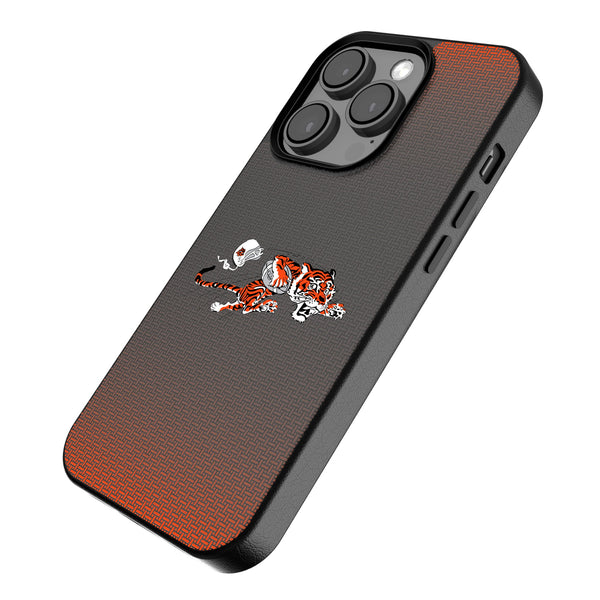 Cincinnati Bengals Historic Collection Linen iPhone MagSafe Compatible Phone Case for Apple iPhone Iso.Jpg