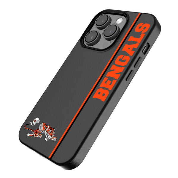 Cincinnati Bengals Historic Collection Sidebar iPhone MagSafe Compatible Phone Case for Apple iPhone Iso.Jpg
