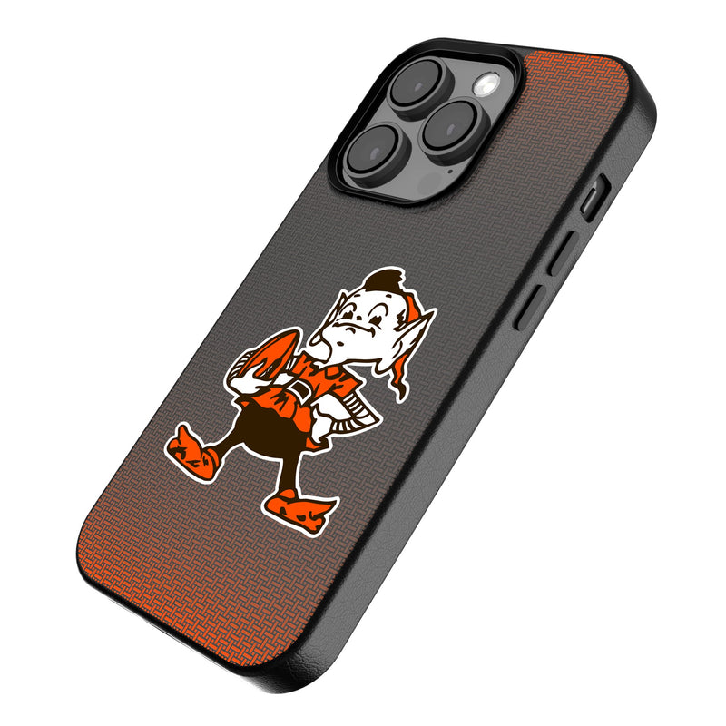 Cleveland Browns Historic Collection Linen iPhone MagSafe Compatible Phone Case for Apple iPhone Iso.Jpg