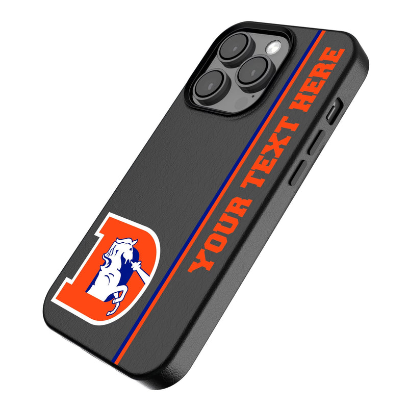 Denver Broncos 1993-1996 Historic Collection Personalized Sidebard iPhone MagSafe Compatible Phone Case for Apple iPhone Iso.Jpg