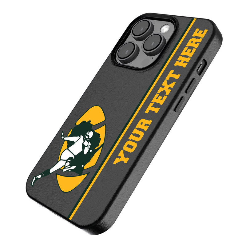 Green Bay Packers Historic Collection Personalized Sidebard iPhone MagSafe Compatible Phone Case for Apple iPhone Iso.Jpg