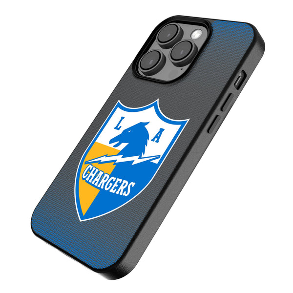 Los Angeles Chargers Historic Collection Linen iPhone MagSafe Compatible Phone Case for Apple iPhone Iso.Jpg