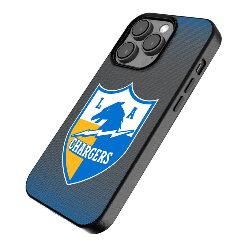 Los Angeles Chargers Historic Collection Linen iPhone MagSafe Compatible Phone Case for Apple iPhone Iso.Jpg