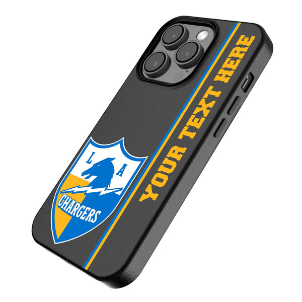 Los Angeles Chargers Historic Collection Personalized Sidebard iPhone MagSafe Compatible Phone Case for Apple iPhone Iso.Jpg