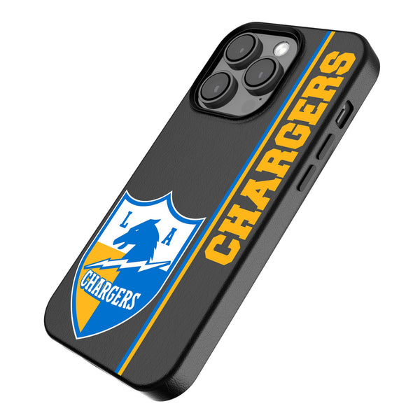 Los Angeles Chargers Historic Collection Sidebar iPhone MagSafe Compatible Phone Case for Apple iPhone Iso.Jpg