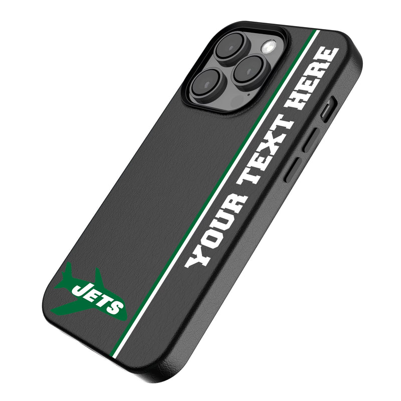 New York Jets 1963 Historic Collection Personalized Sidebard iPhone MagSafe Compatible Phone Case for Apple iPhone Iso.Jpg