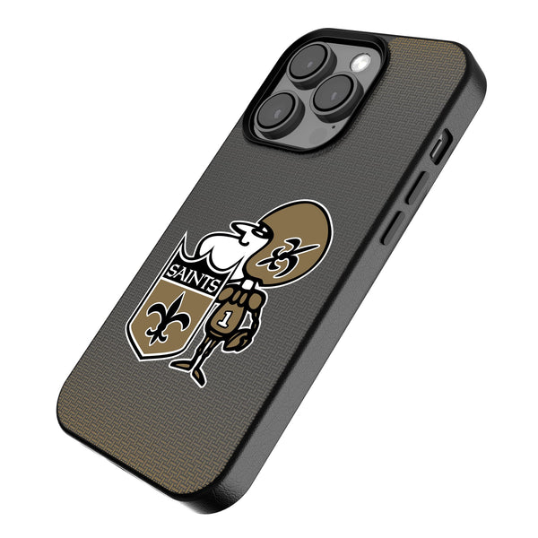 New Orleans Saints Historic Collection Linen iPhone MagSafe Compatible Phone Case for Apple iPhone Iso.Jpg