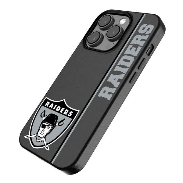 Oakland Raiders 1963 Historic Collection Sidebar iPhone MagSafe Compatible Phone Case for Apple iPhone Iso.Jpg