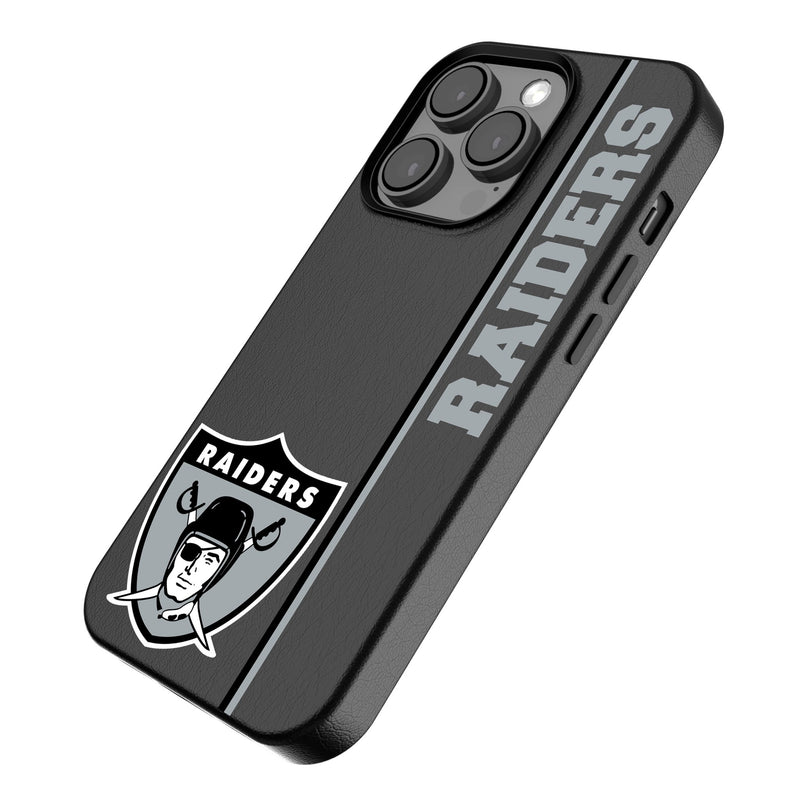 Oakland Raiders 1963 Historic Collection Sidebar iPhone MagSafe Compatible Phone Case for Apple iPhone Iso.Jpg