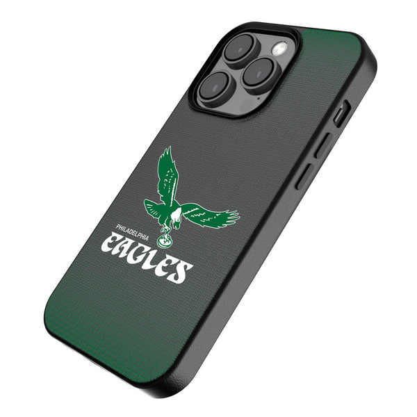 Philadelphia Eagles 1973-1995 Historic Collection Linen iPhone MagSafe Compatible Phone Case for Apple iPhone Iso.Jpg