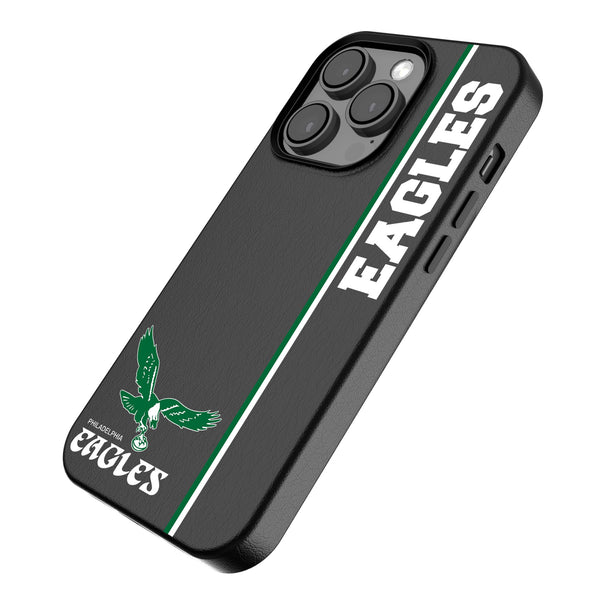 Philadelphia Eagles 1973-1995 Historic Collection Sidebar iPhone MagSafe Compatible Phone Case for Apple iPhone Iso.Jpg