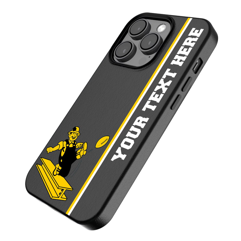 Pittsburgh Steelers 1961 Historic Collection Personalized Sidebard iPhone MagSafe Compatible Phone Case for Apple iPhone Iso.Jpg