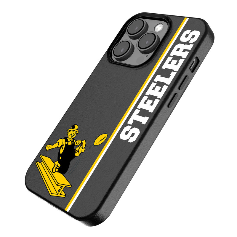 Pittsburgh Steelers 1961 Historic Collection Sidebar iPhone MagSafe Compatible Phone Case for Apple iPhone Iso.Jpg