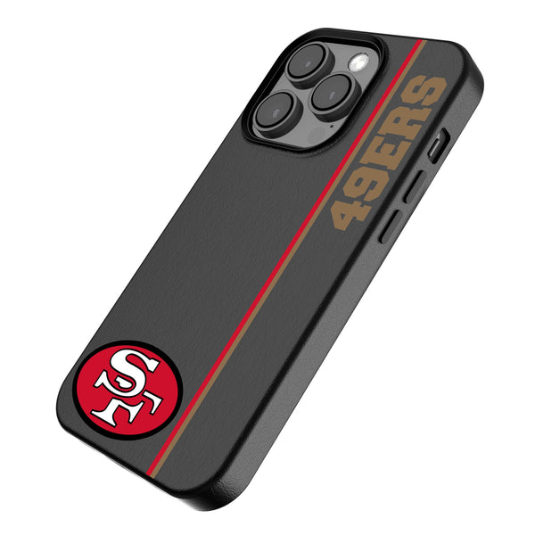 San Francisco 49ers Historic Collection Sidebar iPhone MagSafe Compatible Phone Case for Apple iPhone Iso.Jpg