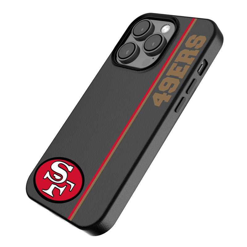 San Francisco 49ers Historic Collection Sidebar iPhone MagSafe Compatible Phone Case for Apple iPhone Iso.Jpg