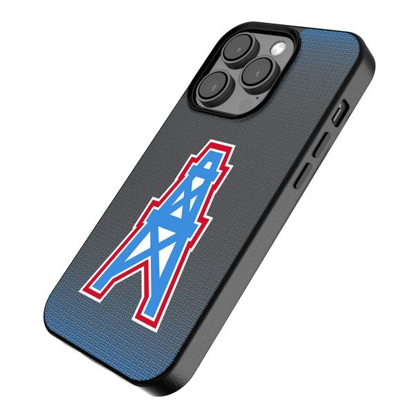 Houston Oilers Historic Collection Linen iPhone MagSafe Compatible Phone Case for Apple iPhone Iso.Jpg
