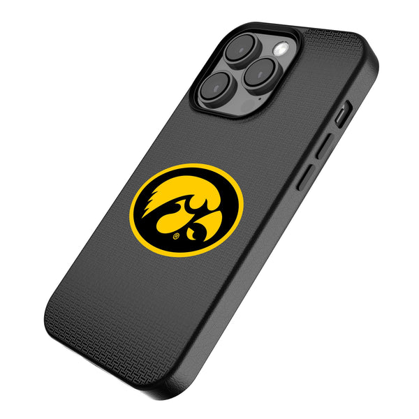 University of Iowa Hawkeyes Linen iPhone MagSafe Compatible Phone Case for Apple iPhone Iso.Jpg