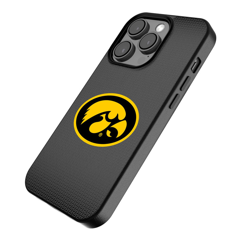 University of Iowa Hawkeyes Linen iPhone MagSafe Compatible Phone Case for Apple iPhone Iso.Jpg