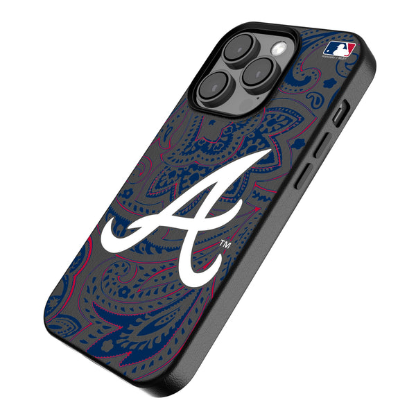 Atlanta Braves Paisley iPhone MagSafe Compatible Phone Case for Apple iPhone Iso.Jpg