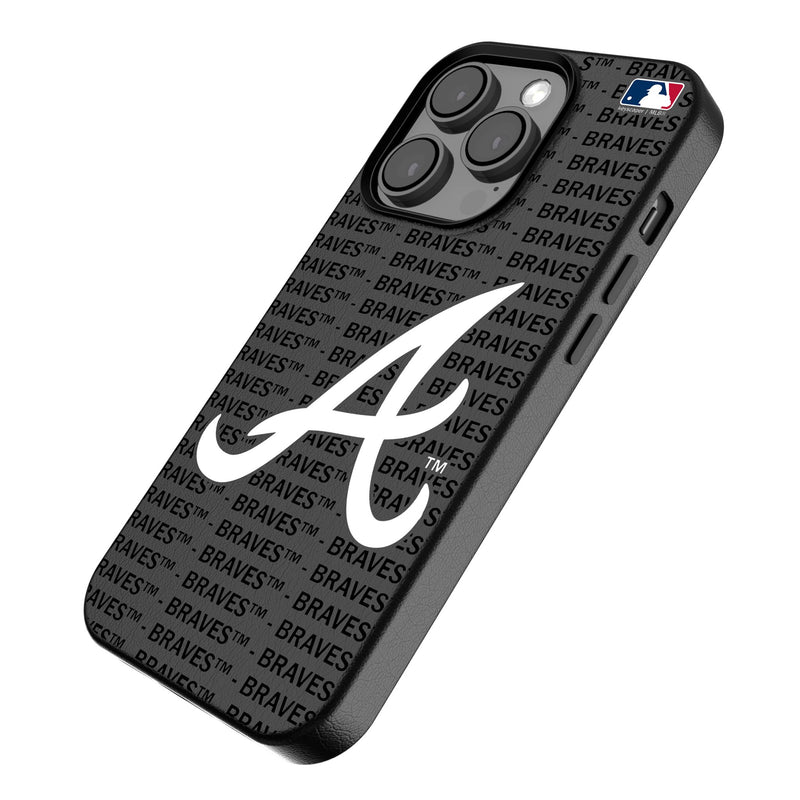 Atlanta Braves Text Backdrop iPhone MagSafe Compatible Phone Case for Apple iPhone Iso.Jpg
