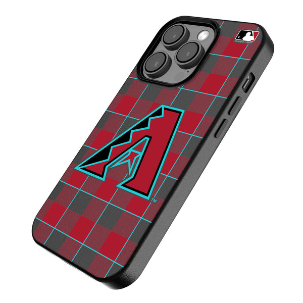 Arizona Diamondbacks Plaid iPhone MagSafe Compatible Phone Case for Apple iPhone Iso.Jpg