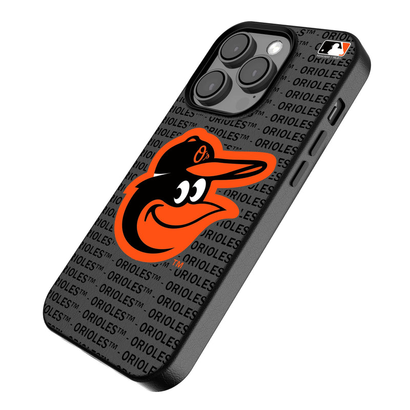 Baltimore Orioles Text Backdrop iPhone MagSafe Compatible Phone Case for Apple iPhone Iso.Jpg