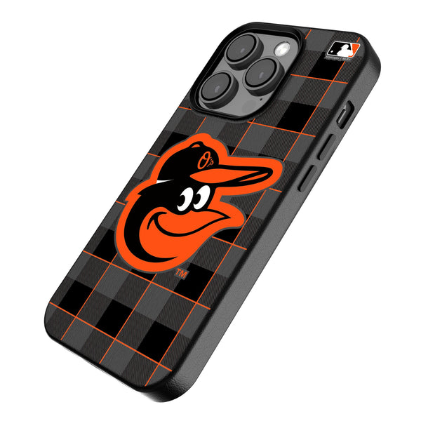 Baltimore Orioles Plaid iPhone MagSafe Compatible Phone Case for Apple iPhone Iso.Jpg