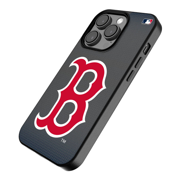 Boston Red Sox Linen iPhone MagSafe Compatible Phone Case for Apple iPhone Iso.Jpg
