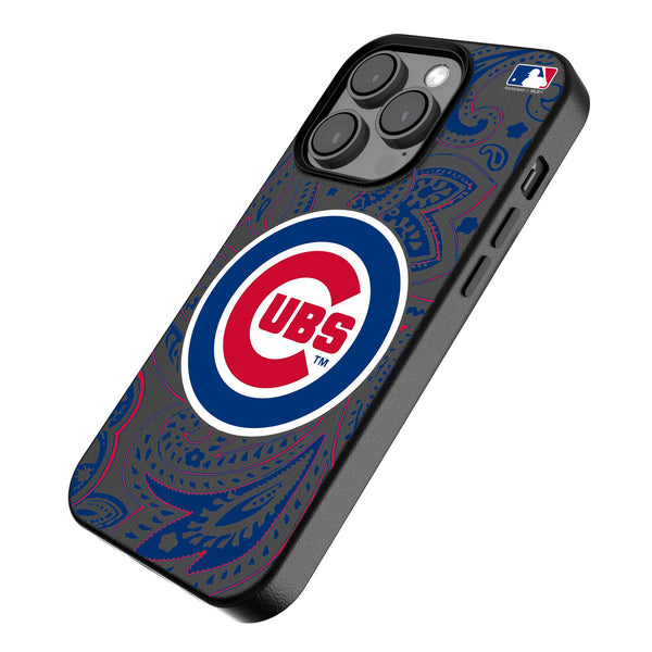 Chicago Cubs Paisley iPhone MagSafe Compatible Phone Case for Apple iPhone Iso.Jpg