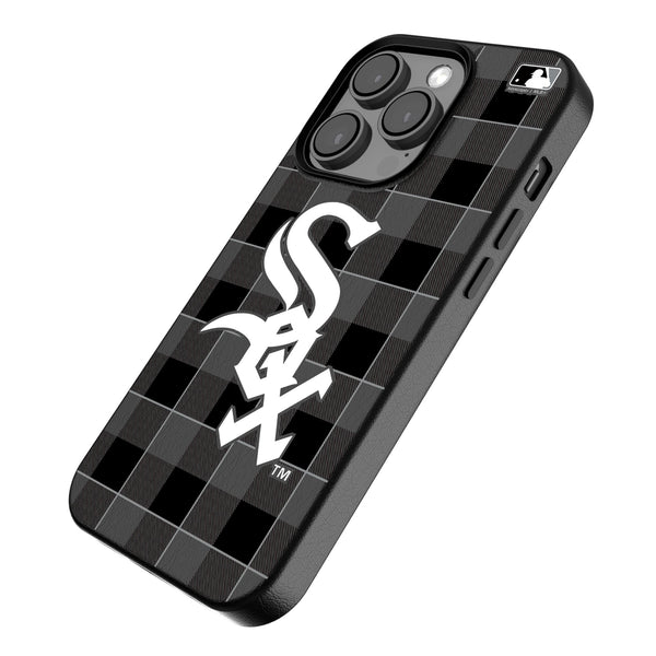 Chicago White Sox Plaid iPhone MagSafe Compatible Phone Case for Apple iPhone Iso.Jpg