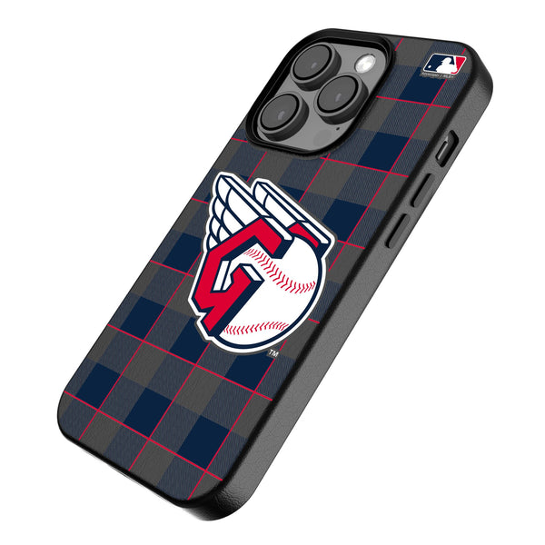 Cleveland Guardians Plaid iPhone MagSafe Compatible Phone Case Iso.Jpg