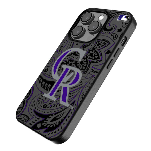 Colorado Rockies Paisley iPhone MagSafe Compatible Phone Case Iso.Jpg