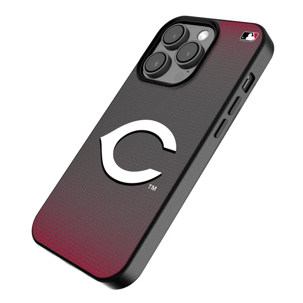 Cincinnati Reds Linen iPhone MagSafe Compatible Phone Case for Apple iPhone Iso.Jpg