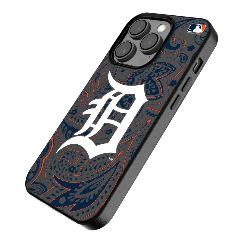 Detroit Tigers Paisley iPhone MagSafe Compatible Phone Case Iso.Jpg