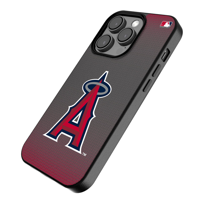 Los Angeles Angels Linen iPhone MagSafe Compatible Phone Case for Apple iPhone Iso.Jpg