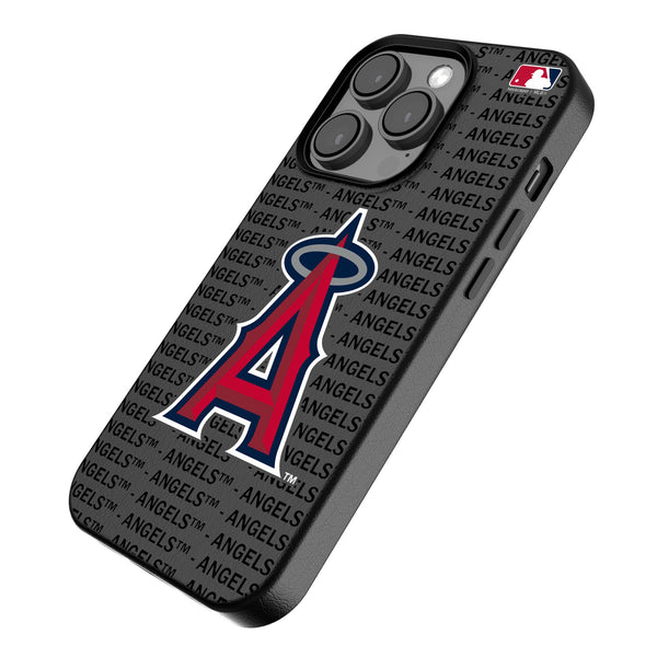 Los Angeles Angels Text Backdrop iPhone MagSafe Compatible Phone Case for Apple iPhone Iso.Jpg