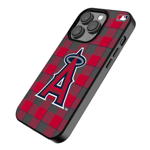 Los Angeles Angels Plaid iPhone MagSafe Compatible Phone Case for Apple iPhone Iso.Jpg