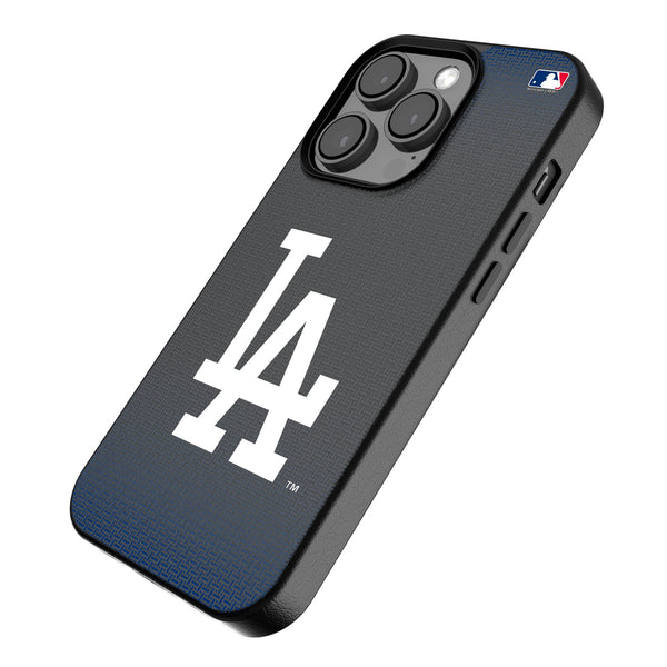 LA Dodgers Linen iPhone MagSafe Compatible Phone Case for Apple iPhone Iso.Jpg