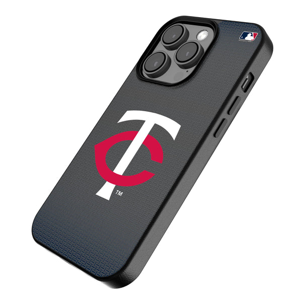Minnesota Twins Linen iPhone MagSafe Compatible Phone Case for Apple iPhone Iso.Jpg