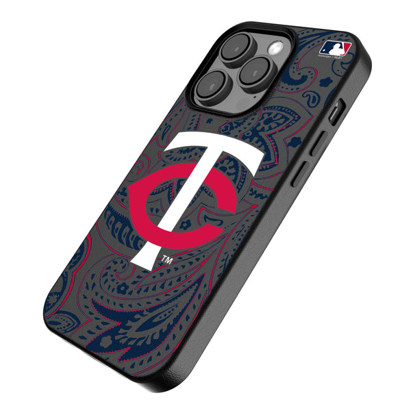 Minnesota Twins Paisley iPhone MagSafe Compatible Phone Case for Apple iPhone Iso.Jpg