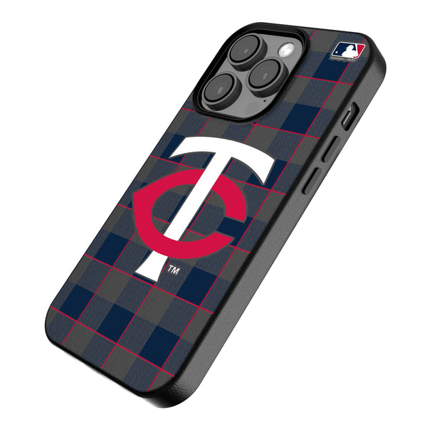 Minnesota Twins Plaid iPhone MagSafe Compatible Phone Case for Apple iPhone Iso.Jpg
