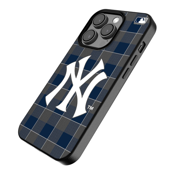 New York Yankees Plaid iPhone MagSafe Compatible Phone Case for Apple iPhone Iso.Jpg